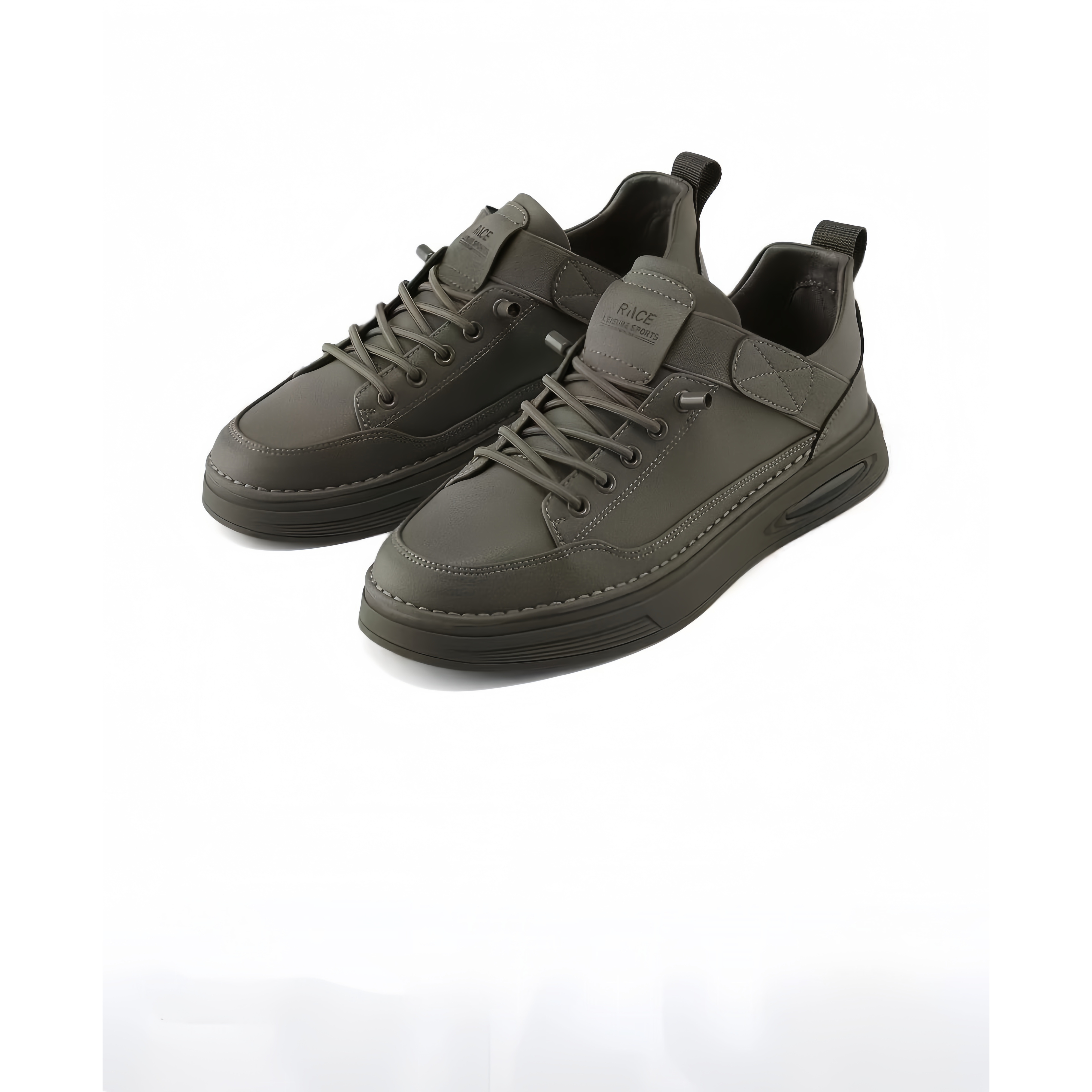 HX075 剪标男士圆头系带通勤时尚简约百搭休闲板鞋