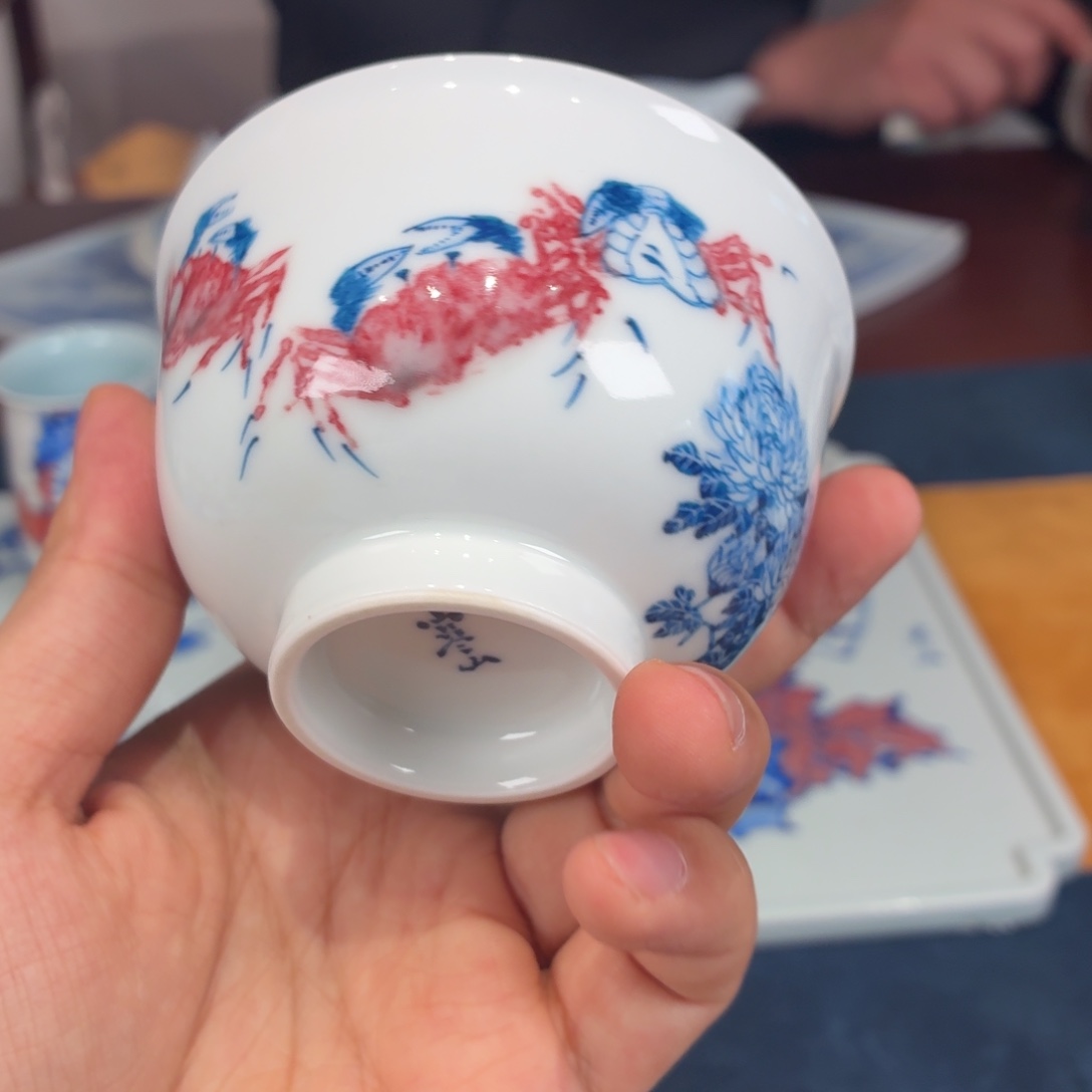 瓷杯子瓷姑娘景德镇陶瓷艺术