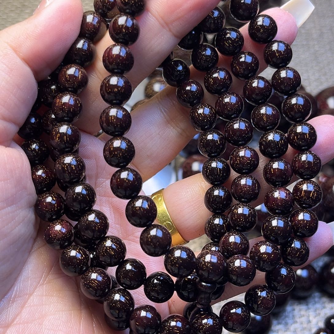 辣***ヾ檀香紫檀（小叶紫檀）0.8 108颗爆