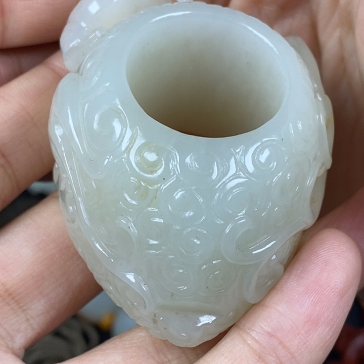 未镶嵌和田玉挂件海*