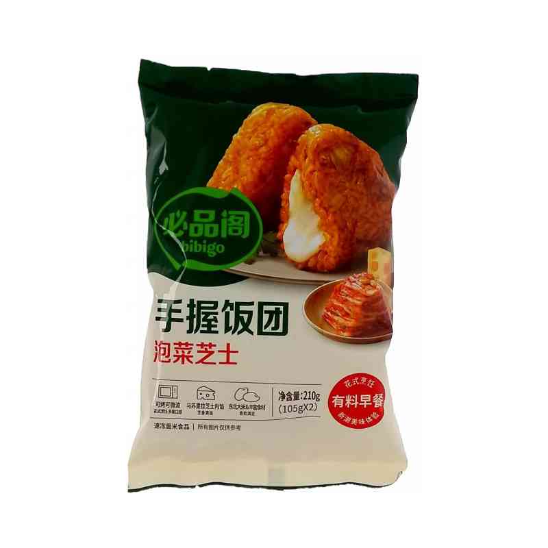 必品阁 手握饭团（泡菜芝士）210g 1袋/份