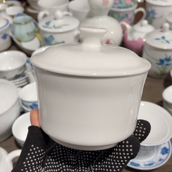 醴陵高温瓷器老白胎