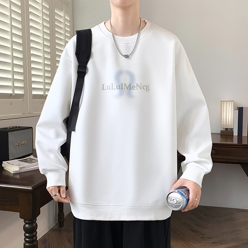 2025秋装男生青少年潮流卫衣百搭时尚韩版宽松休闲大学生帅气
