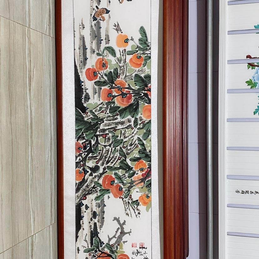 【闪购商品】国画书画作品带框165×50