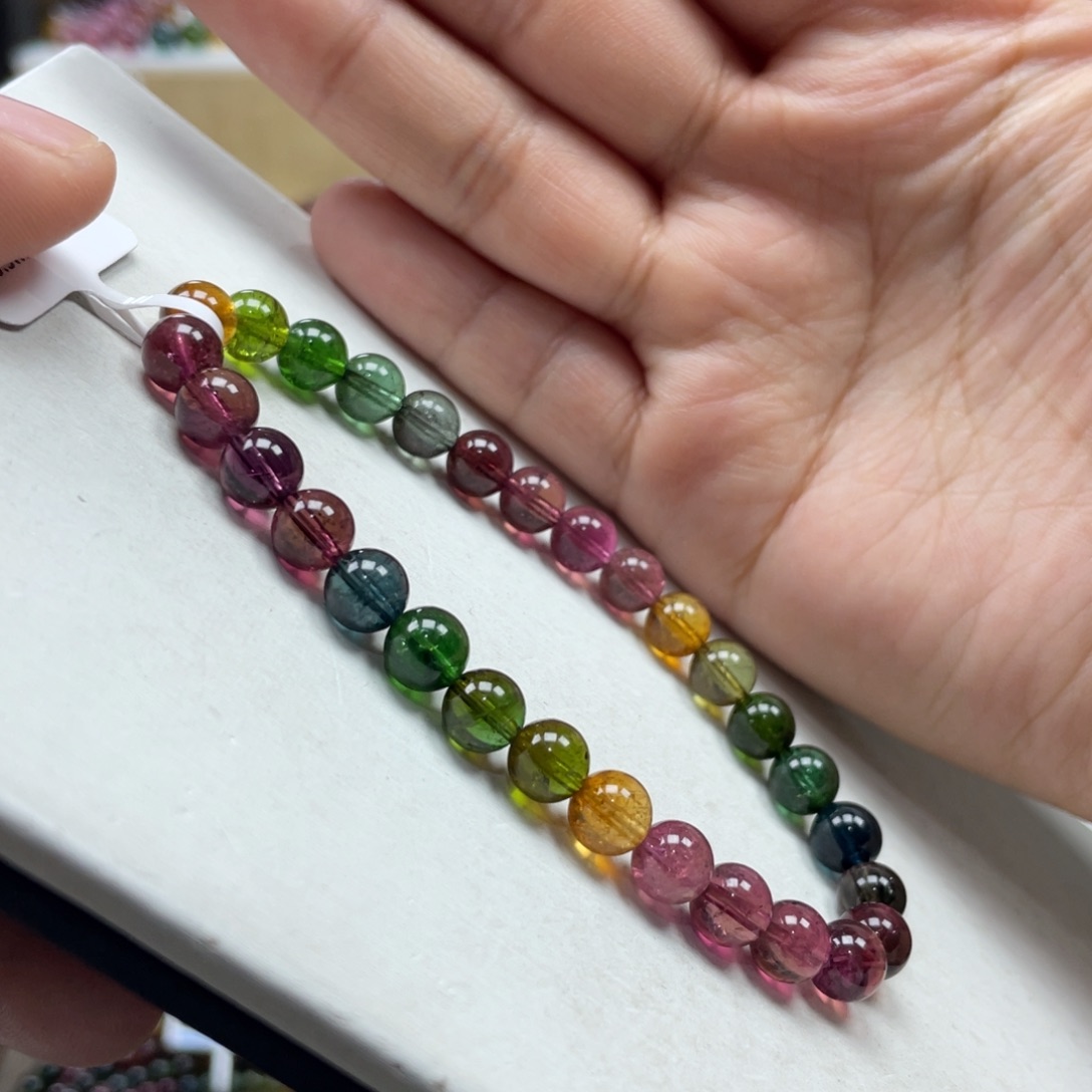 手链未镶嵌碧玺6.5mmmmmmmmmmmmmm