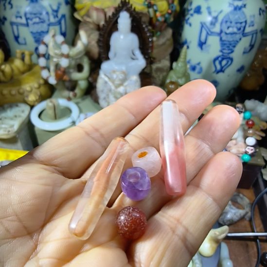 军***定玛瑙/玉髓未镶嵌戒指精美物品精美物品