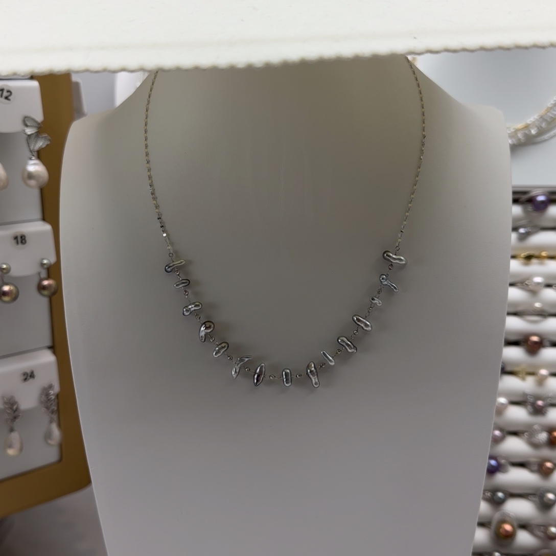 海水珍珠颈饰18K金镶嵌