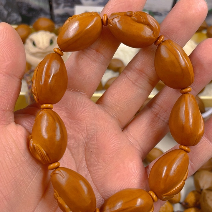 橄榄核手串/手链无相佛1.7