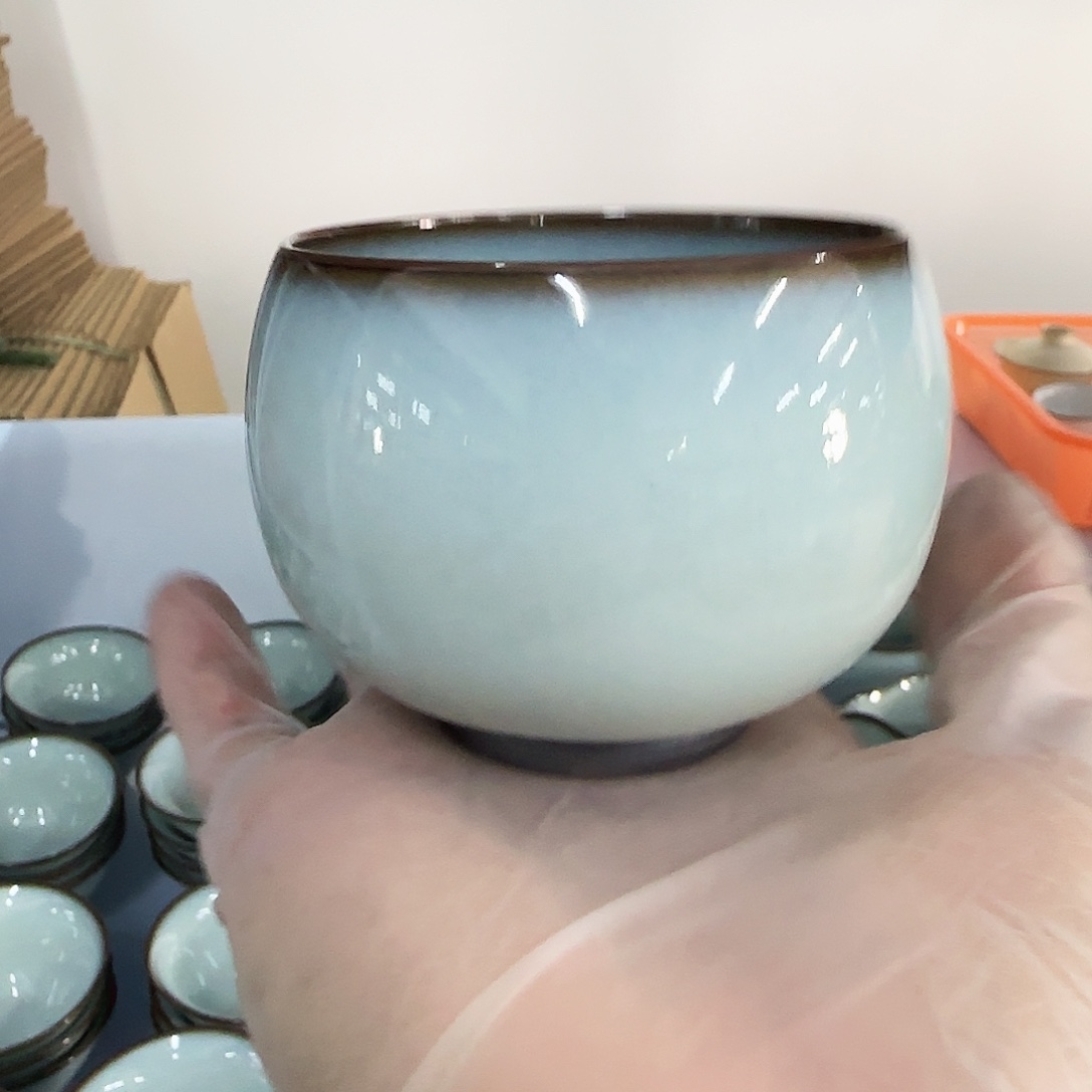 瓷片开播浮力，小微瑕。