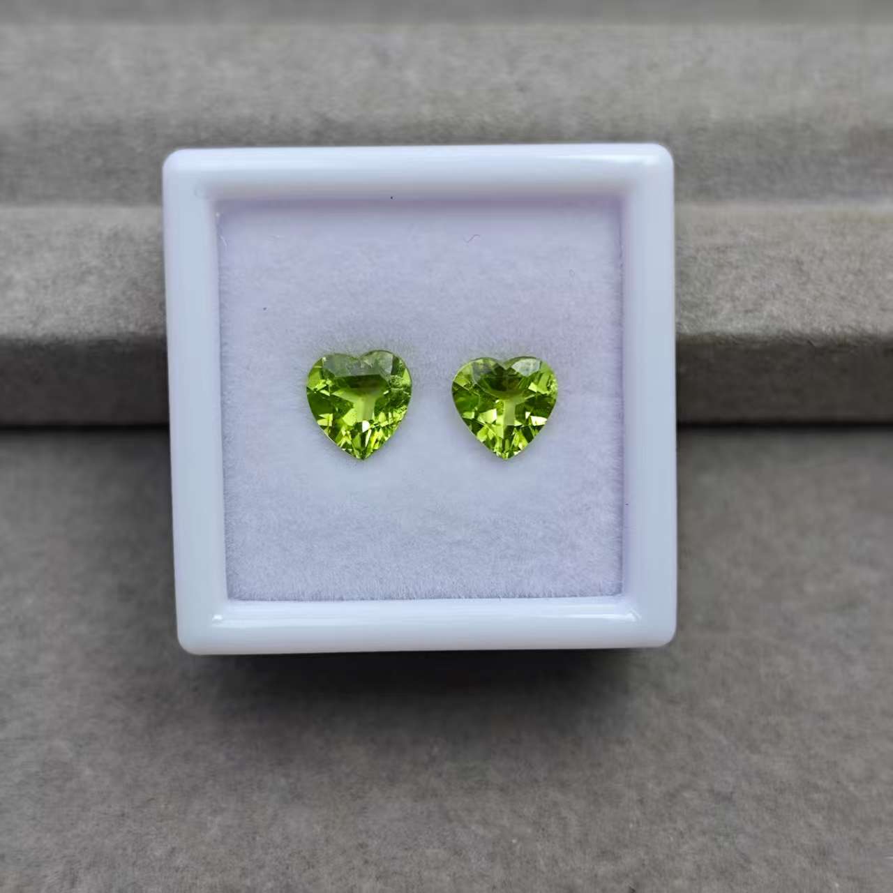 心形橄榄石pair-1.66ct（01079825）0717