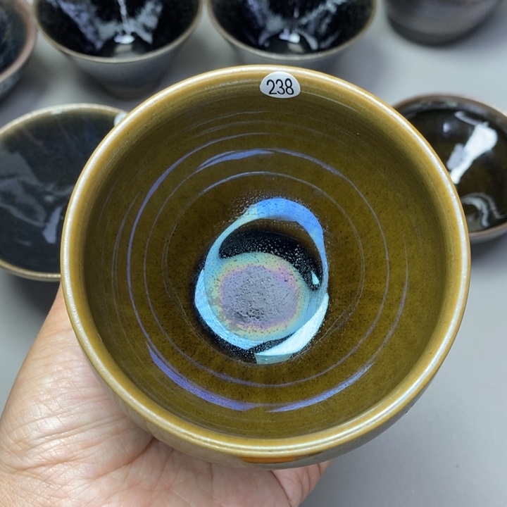 茶盏建窑建盏柴烧主人杯