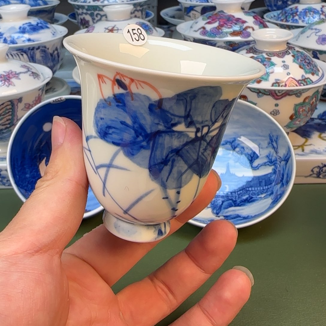 景德镇纯手工手绘茶具158