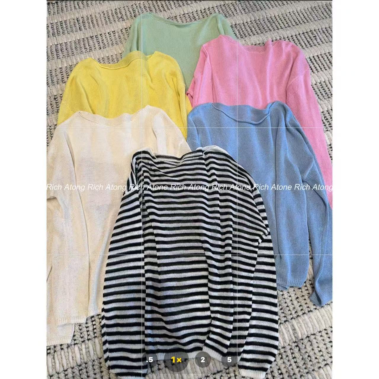 atong/阿彤-【多彩和纸纱】-2025 早春鱼嘴领进口和纸纱上衣