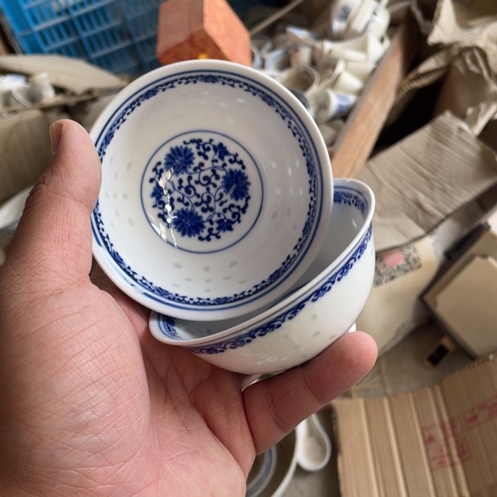 瓷碗景德镇高温细白瓷