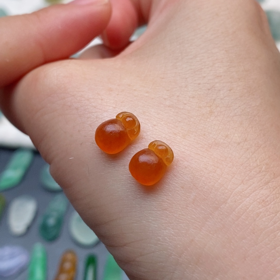 定制翡翠未镶嵌钱袋子