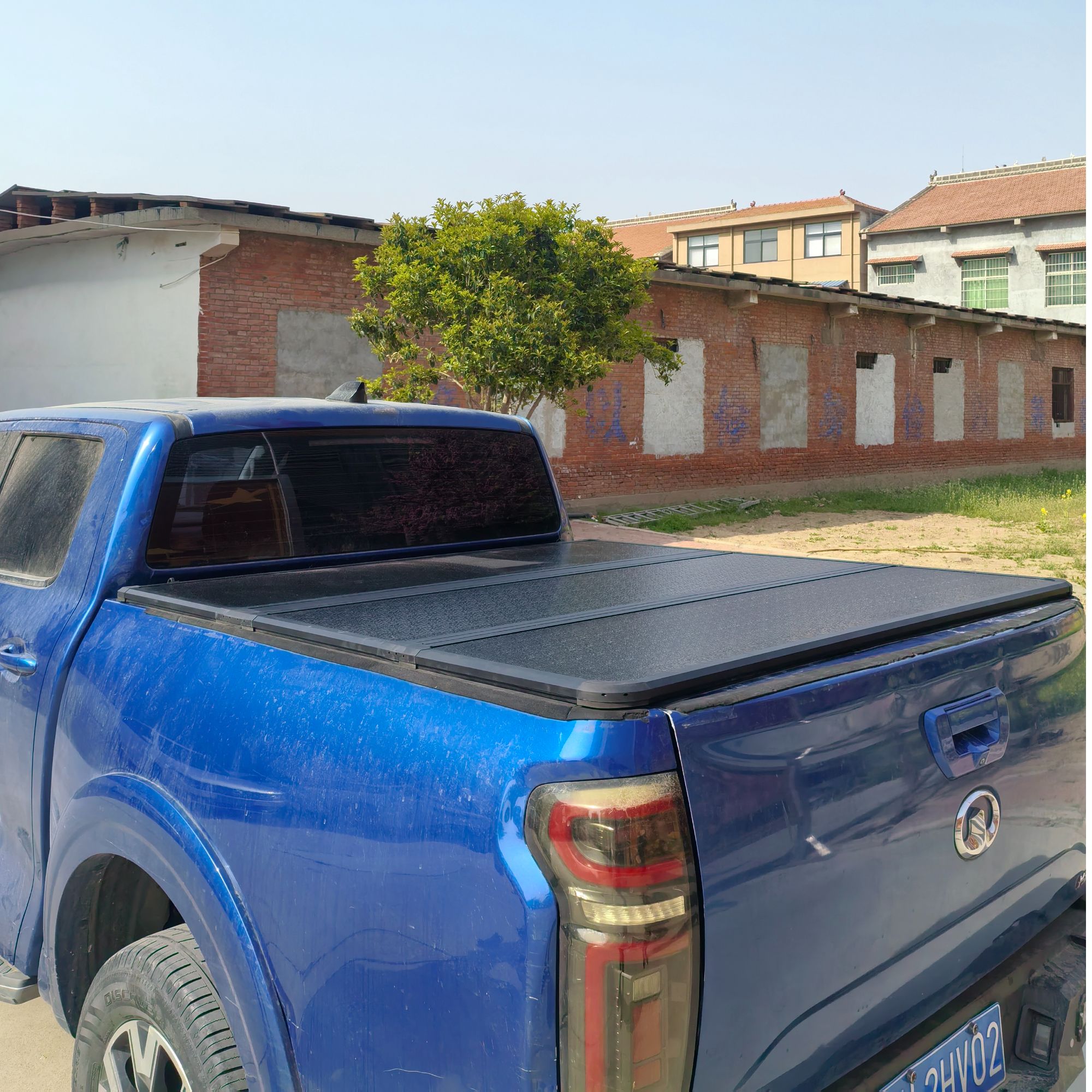 五十铃DMAX/铃拓/瑞迈/庆铃T30达咖三折后盖后备箱改装件货箱盖子