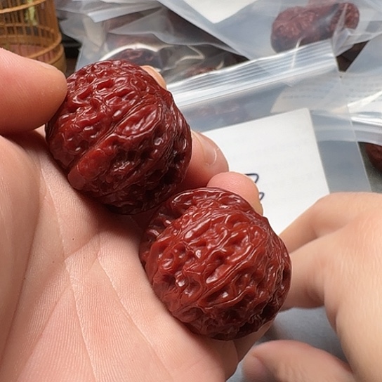 文玩核桃吊坠磨盘043