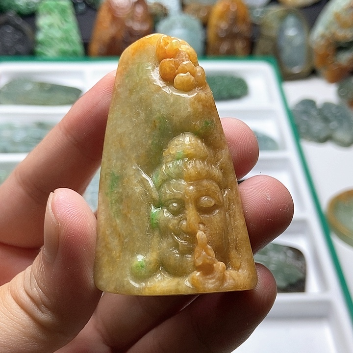 翡翠未镶嵌毛衣链翡翠a货