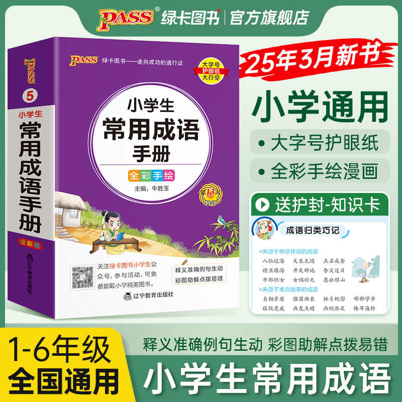 【绿卡图书】小学常用成语词典 掌中宝 通用成语手册工具书