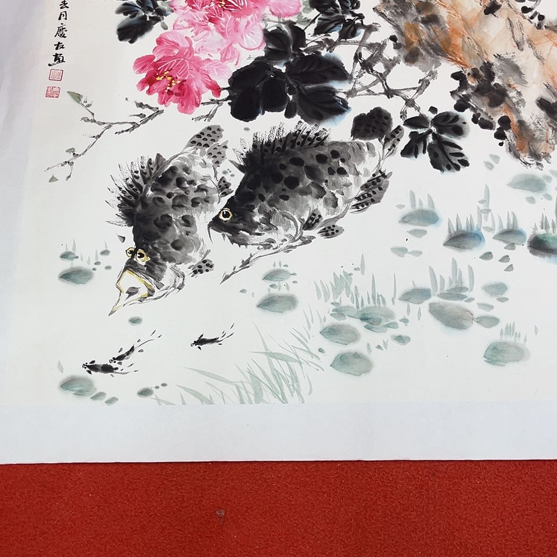 国画手绘国画作品