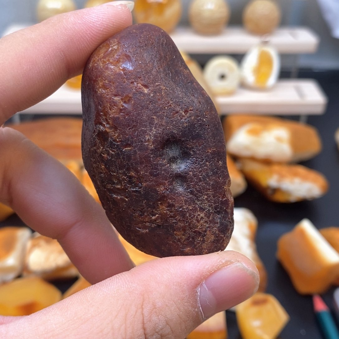 定制琥珀未镶嵌小*授天然蜜蜡原石加工不退不换