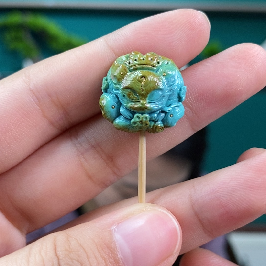 绿松石珠宝奇石未镶嵌