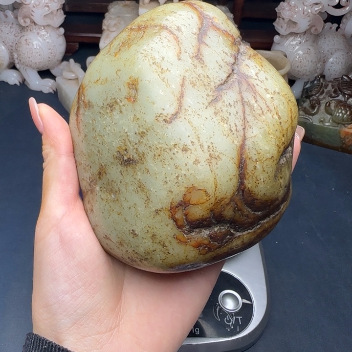 奉***运本山绿泥1123344新疆和田收藏高货