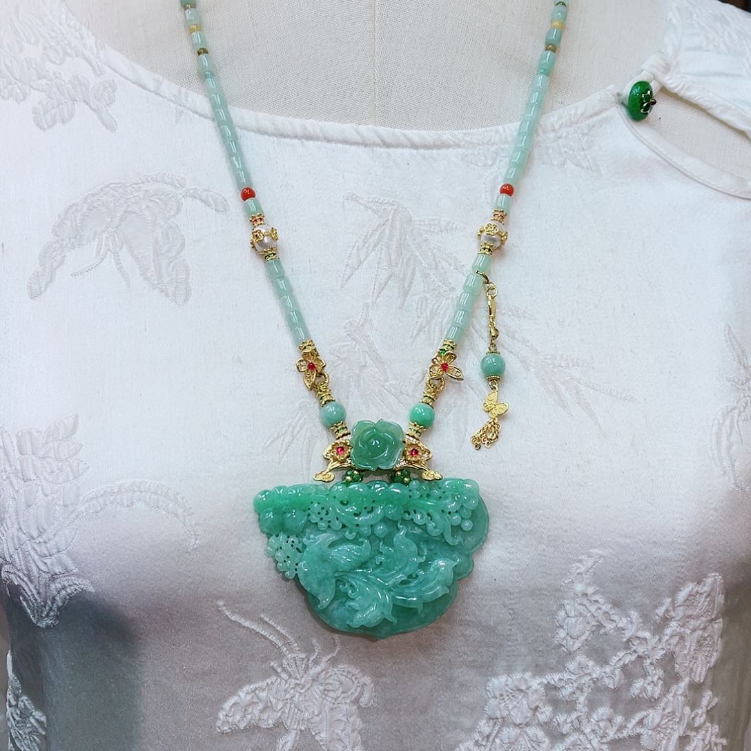 颈饰合金翡翠48小时鉴赏期1