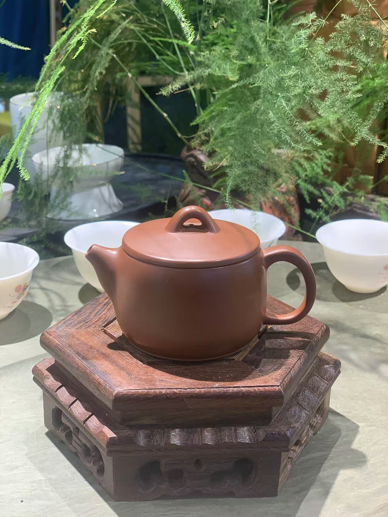 【桥钮汉瓦】潮州原矿朱泥张式手工手拉壶