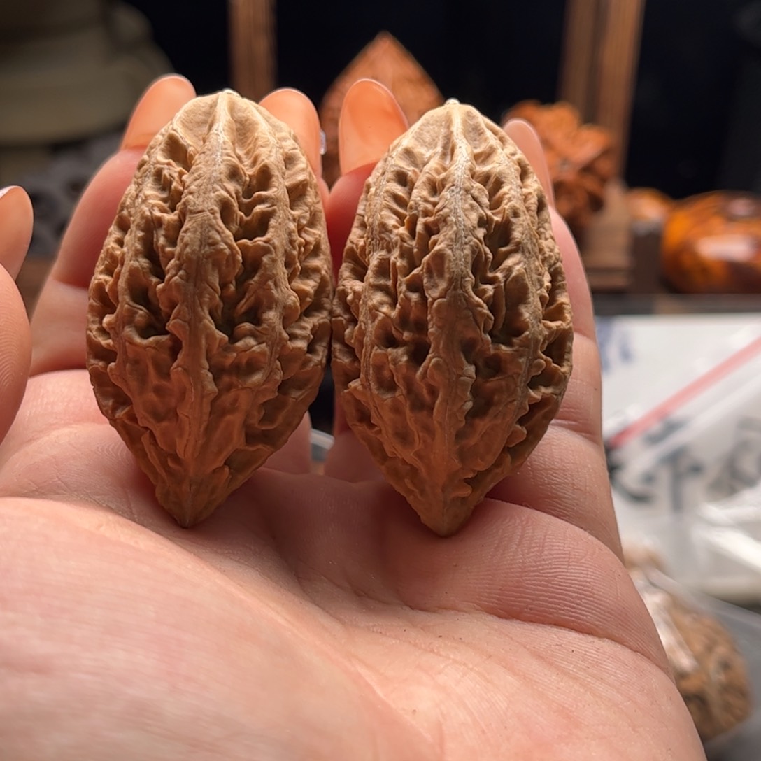 文玩核桃把件关东木子家楸大胖97