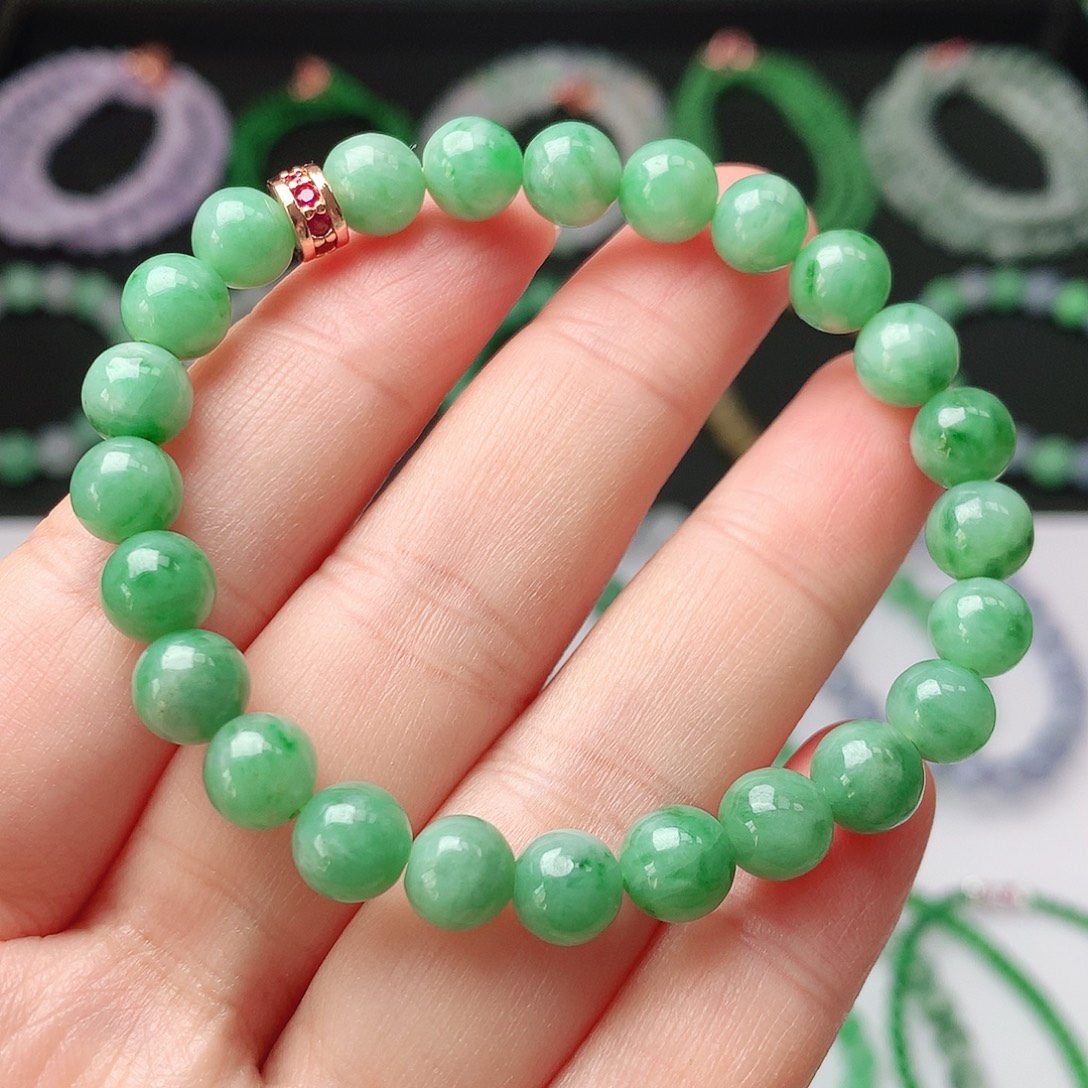 翡翠未镶嵌手链翡翠