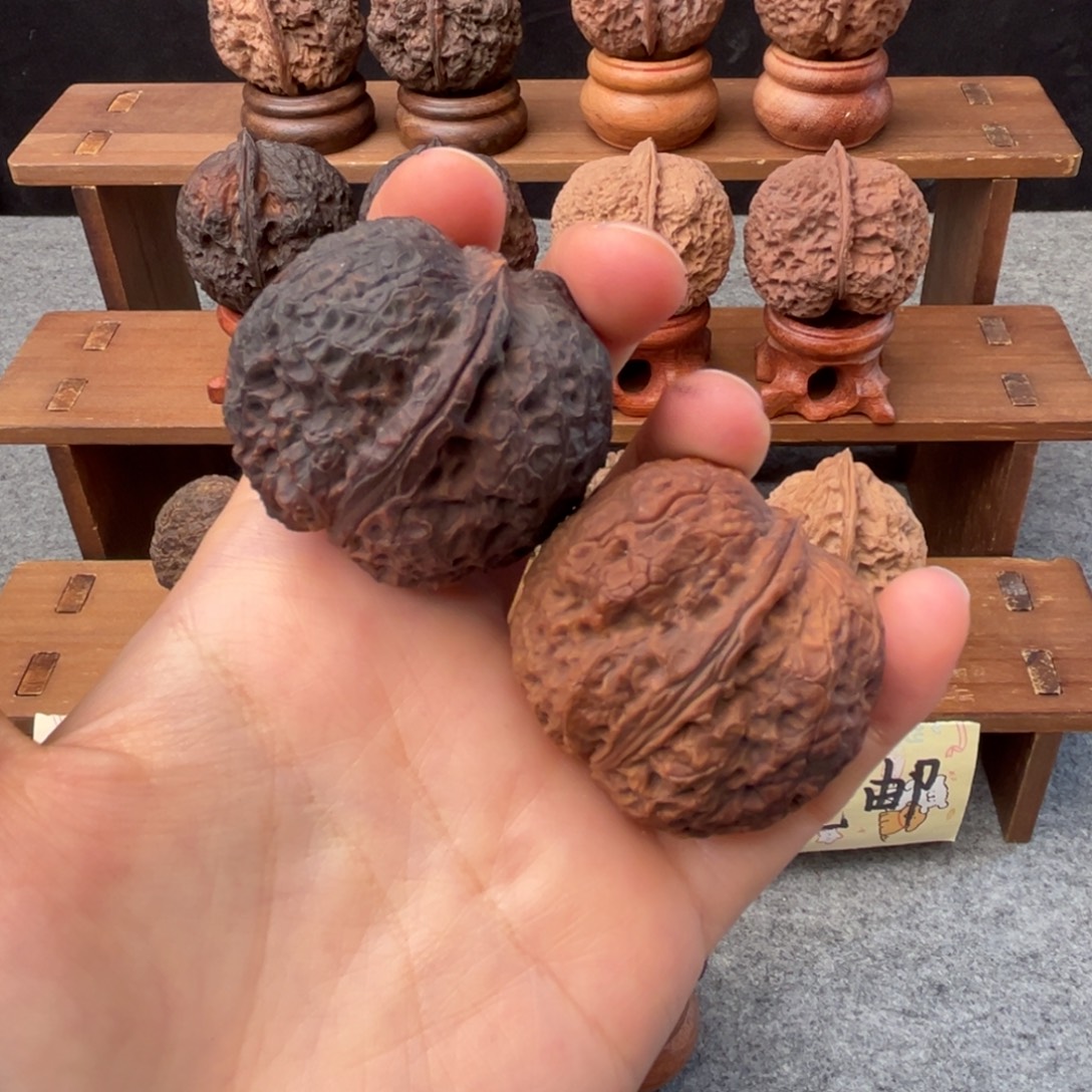 吊坠文玩核桃z四方蟾42mm