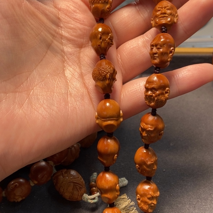 橄榄核手串/手链十八罗汉手持