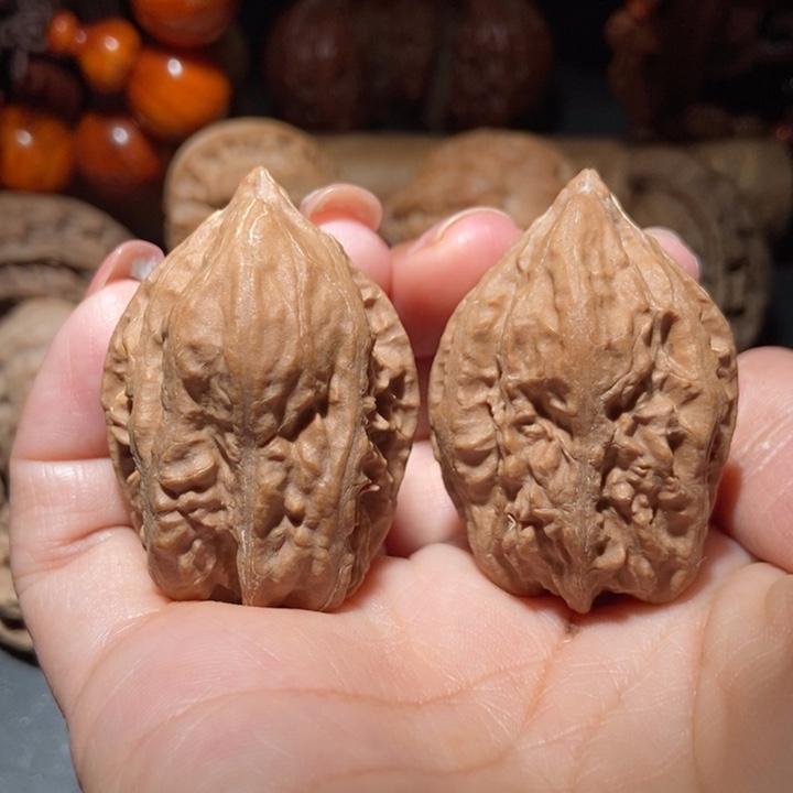 把件文玩核桃东北楸子小雪207