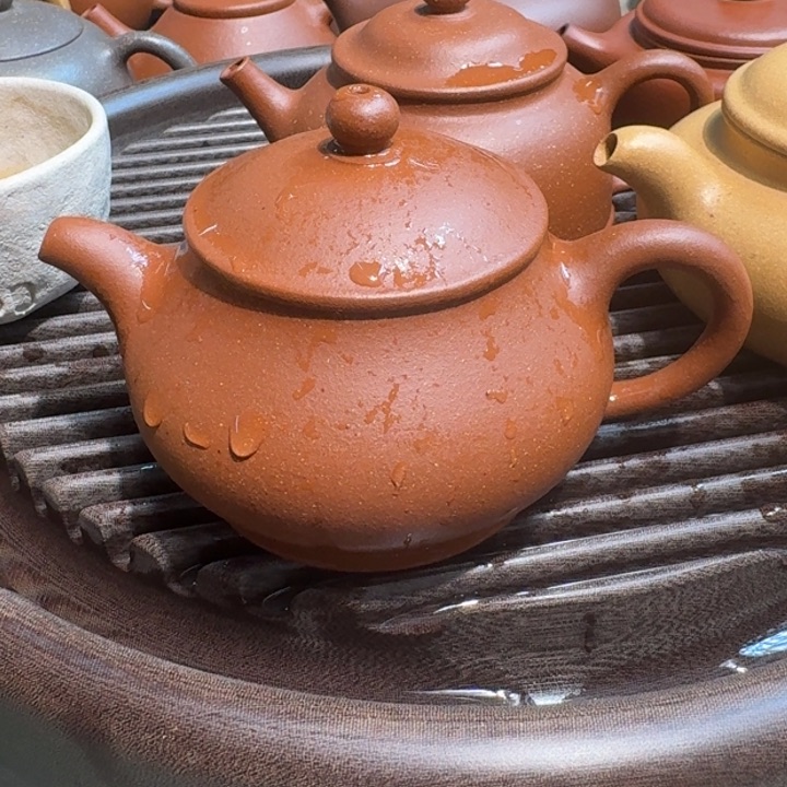 紫砂茶壶红将坡无添加180cc小潘