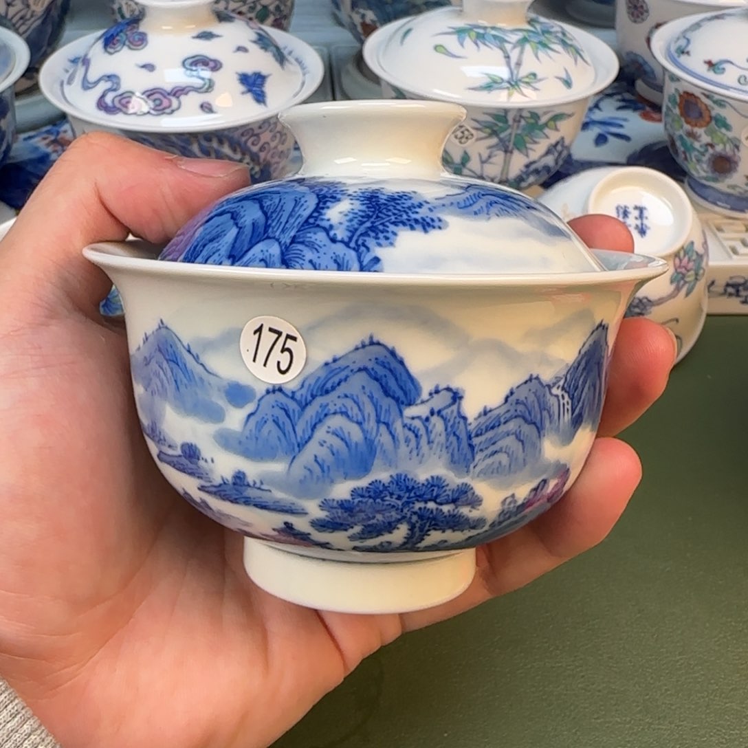 彦祖纯手工手绘茶具175