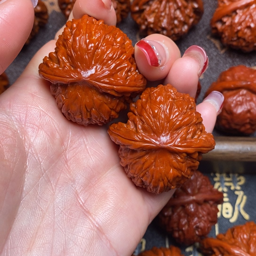 风***飘文玩核桃吊坠麒麟磨555