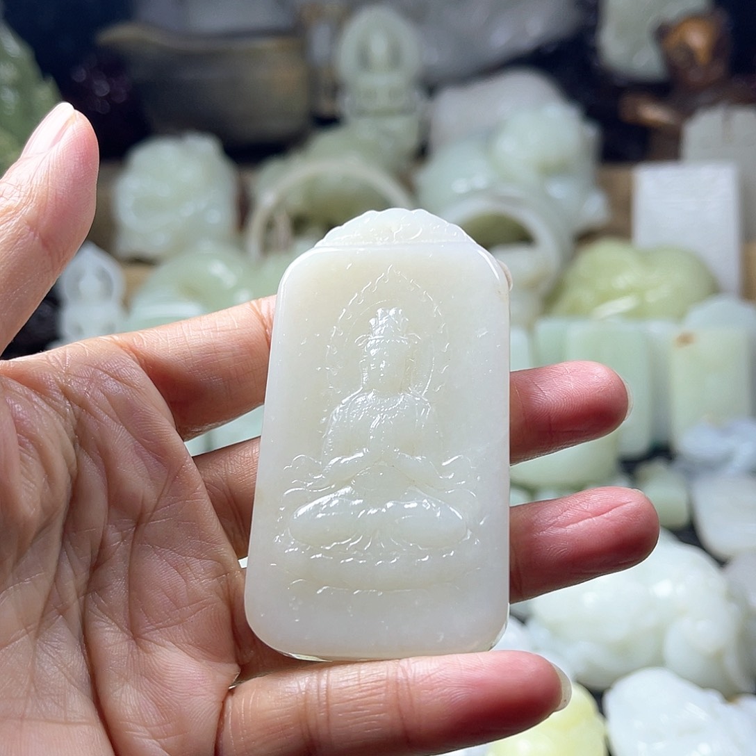 和田玉挂件未镶嵌