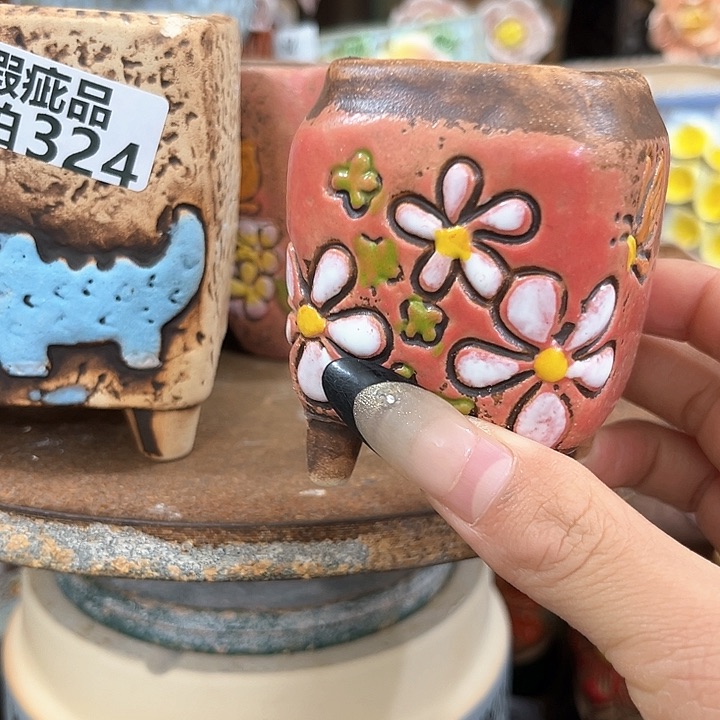 红陶粗陶多肉花盆