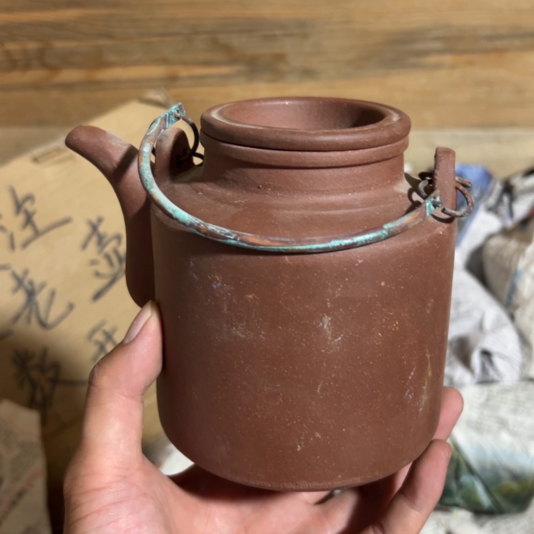 茶壶紫砂老厂紫砂壶一件！