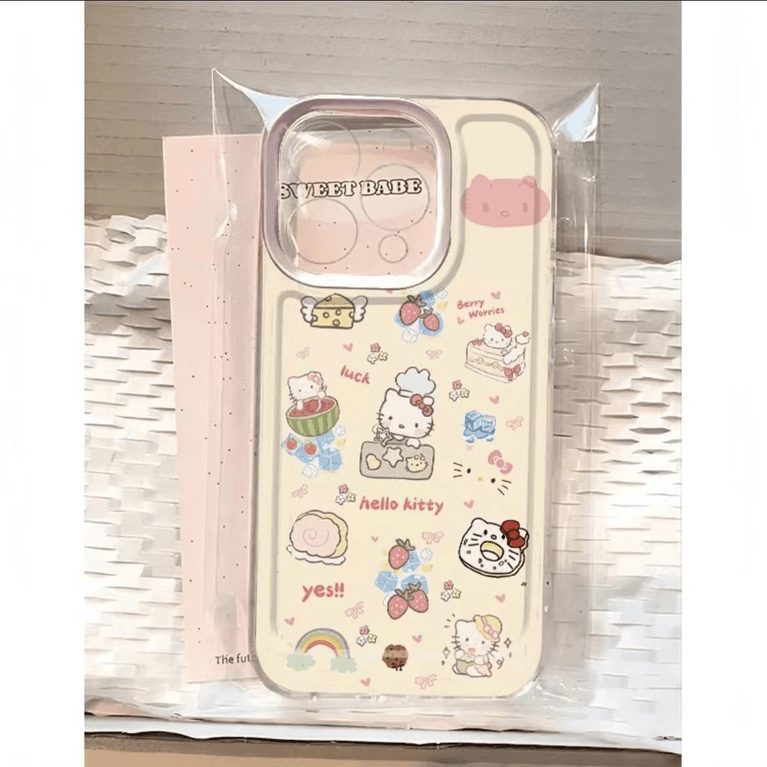 清爽KT猫适用苹果16PROMAX手机壳iPhone15软壳14卡通13趣味12新款