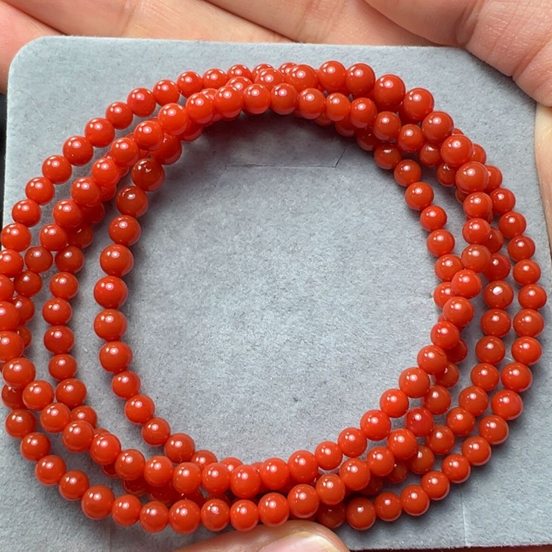 南红玛瑙手串未镶嵌