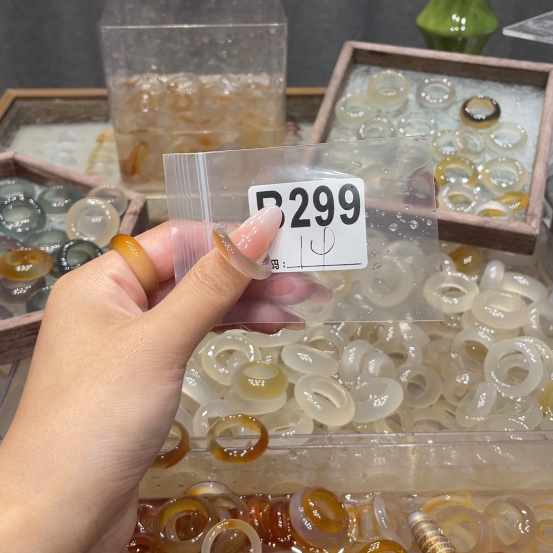 玛瑙/玉髓未镶嵌戒指299