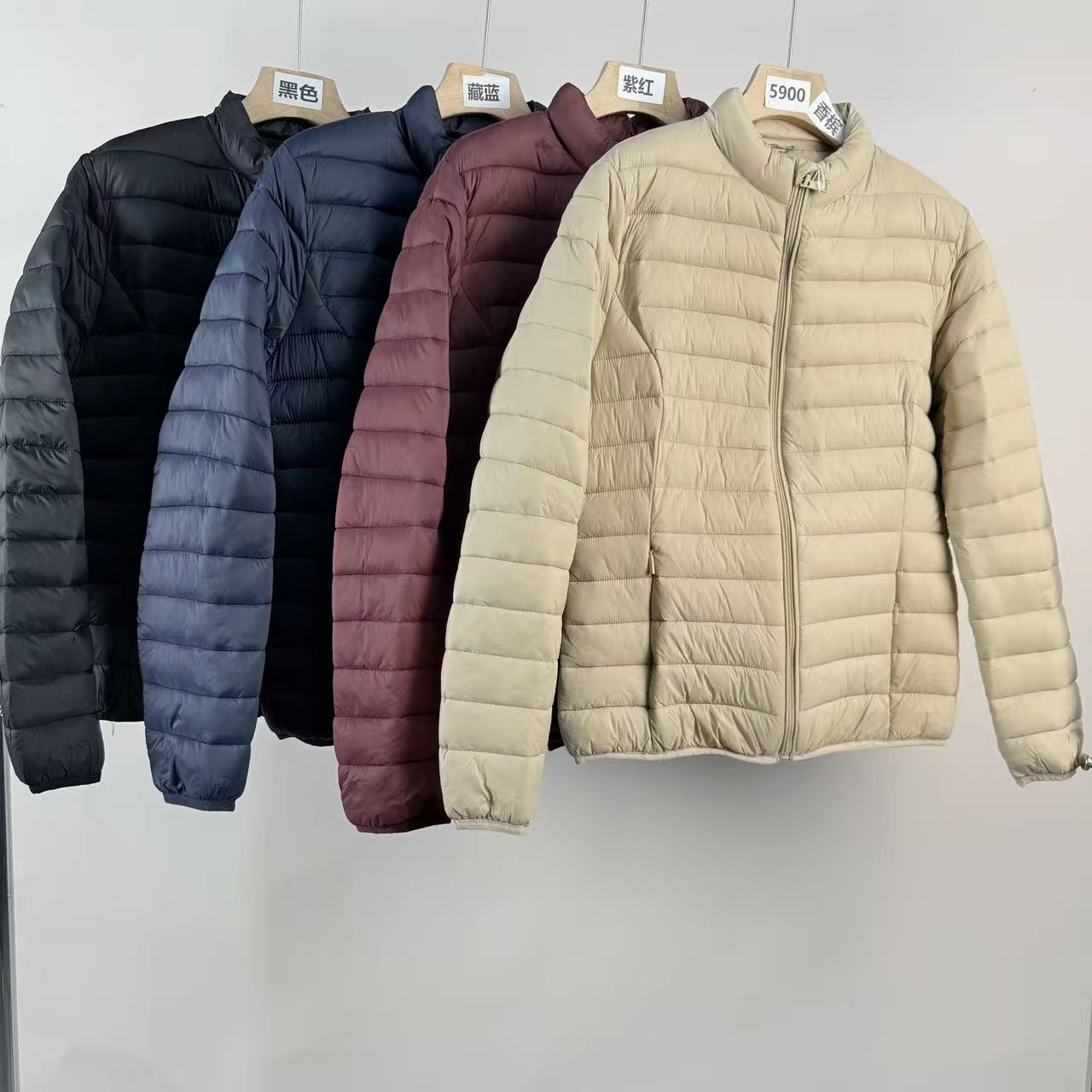 5900号FX703#百搭简约立领拉链双口袋简约压线外套-D6-12