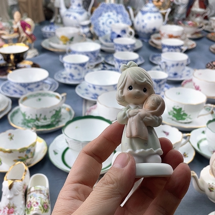 海外瓷器中古欧瓷小房子