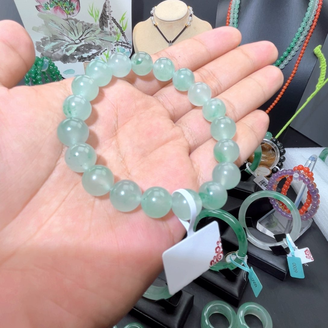 合金石英质玉（非洲翠）车挂