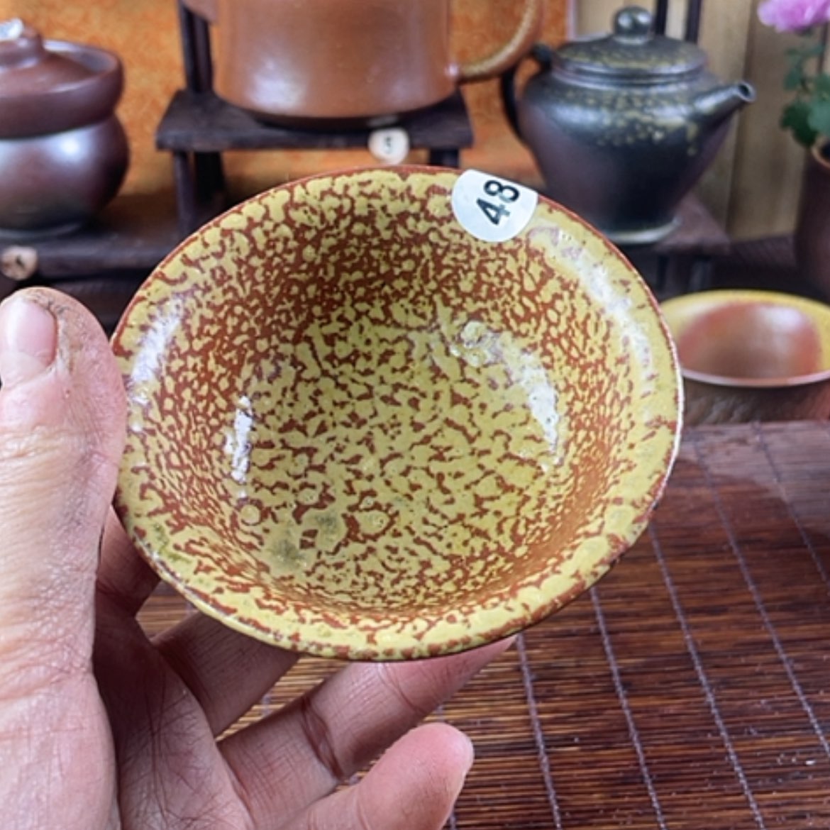 【闪购商品】铂****扬柴烧主人杯100毫升左右微瑕福利