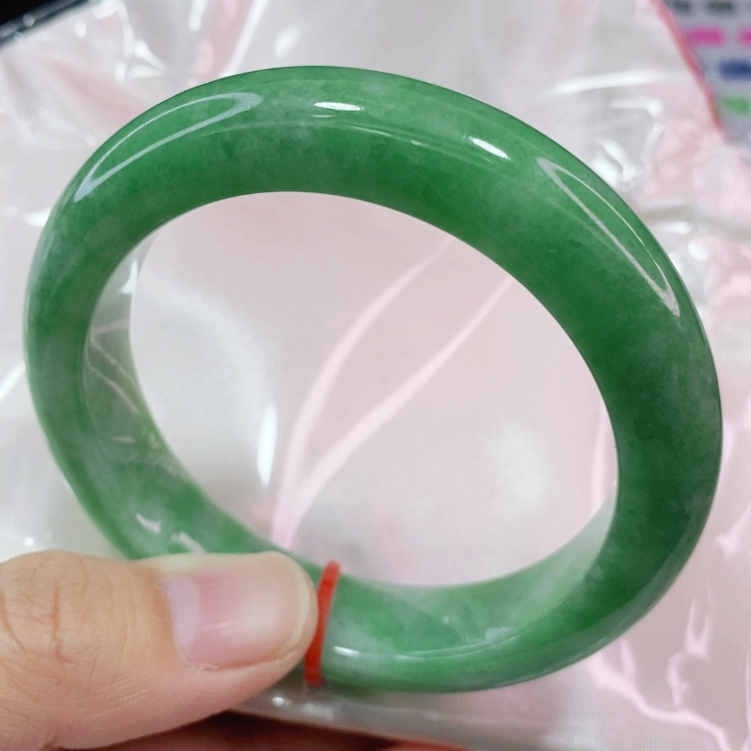 未镶嵌手镯翡翠55.8圈口完整力推