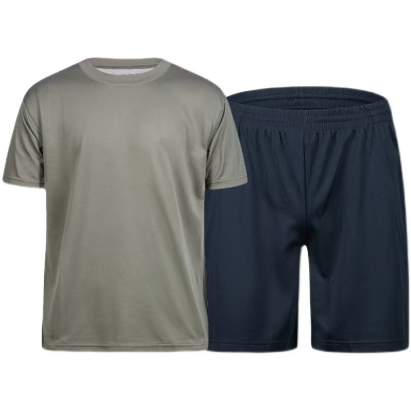 正品体能训练服套装夏季训练服速干透气圆领T恤体能服