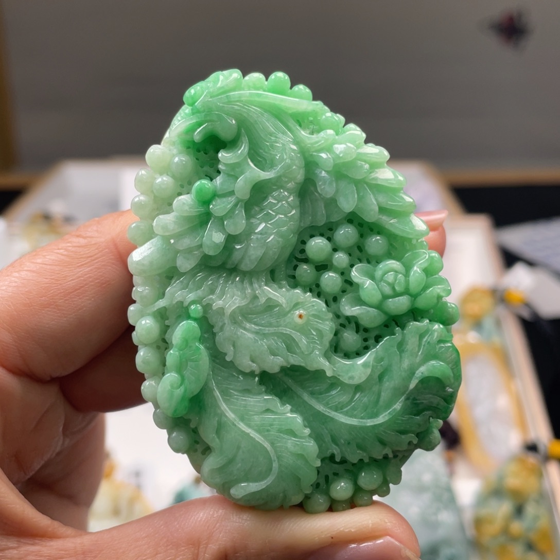 翡翠吊坠(不含链)未镶嵌